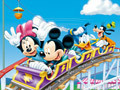 Game Mickey in Rollercoaster - Set the blocks