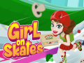 Game Girl on Skates Pizza Mania
