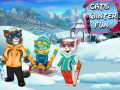 Game Cats Winter Fun