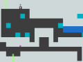 Game Big ice tower, tiny square