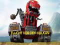 Game Dinotrux: Flucht vor dem Vulkan