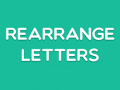 Game Rearrange Letters