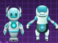 Game Robots Cards Match