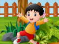 Game Playing Kids Jigsaw