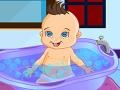 Game Cute Baby Bathing
