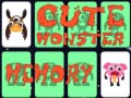 Game Cute Monster Memory