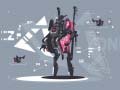 Game Alien Robot Warrior Hidden