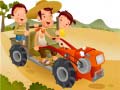 Game Cartoon Tractor Puzzle
