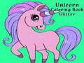 Game Unicorn Coloring Book Glitter