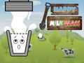 Game Happy Milk Glass
