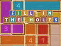 Game Fill In the holes