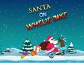 Game Santa On Wheelie Bike