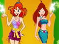 Game Bloom and Flora Dress Up