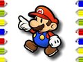 Game Back To School  Mario Coloring