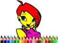 Game Back To School Winks Coloring Book