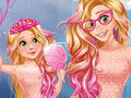 Game Princess Mom Daughter Cute Family Look
