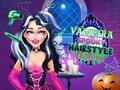 Game Vampira Spooky Hairstyle Challenge
