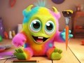 Game Coloring Book: Monster
