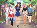 Game High School Anime Dress Up