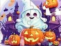 Game Jigsaw Puzzle: Halloween Cute Ghost