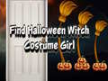 Game Find Halloween Witch Costume Girl