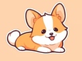 Game Coloring Book: Corgi