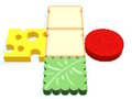 Game Burger Fold Puzzle