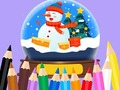 Game Coloring Book: Christmas Crystal Ball