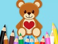 Game Coloring Book: Toy Bear