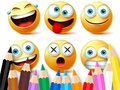 Game Coloring Book: Funny Emoji