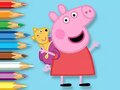 Game Coloring Book: Peppa With Toy Bear