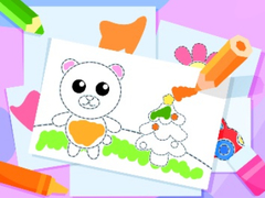 Game Toddler Drawing: Cute Pig