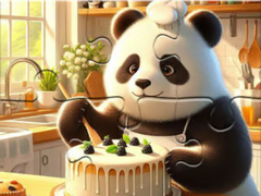 Game Jigsaw Puzzle: Panda Baker