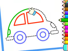Game Toddler Drawing: Cute Car