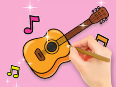 Game Coloring Book: Star Guitar