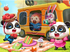 Game Jigsaw Puzzle: Little Panda Picnic