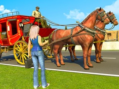 Game Horse Cart Transport Taxi Game