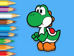 Game Coloring Book: Yoshi Fishing Time