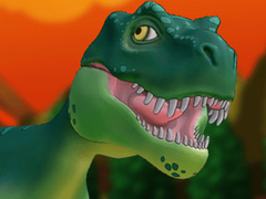 Game Dino Run: Lava