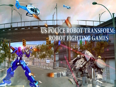 Game US Police Robot Transform: Robot  fighting games