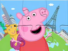 Game Jigsaw Puzzle: Peppa Travel Around