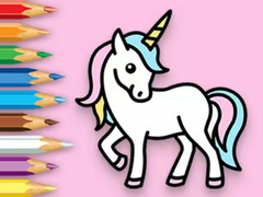 Game Coloring Book: Happy Unicorn