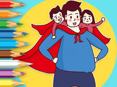 Game Coloring Book: Father's Day