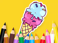 Game Coloring Book: Cool Ice Cream