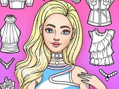 Game Girl Coloring Dress Up Games