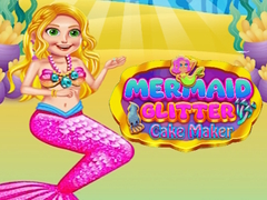 Game Mermaid Glitter Cake Maker 