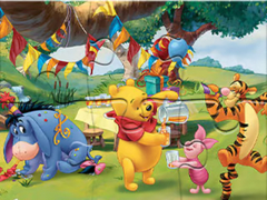Game Jigsaw Puzzle: Winnie The Pooh Party