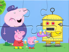 Game Jigsaw Puzzle: Peppa Robot