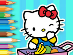 Game Coloring Book: Hello Kitty Market