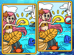Game Mermaids Spot The Differences